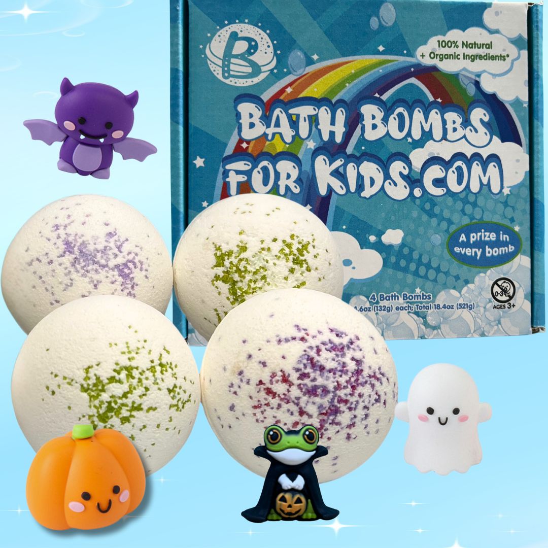 All Natural JUMBO Bath Bombs With Halloween Surprise