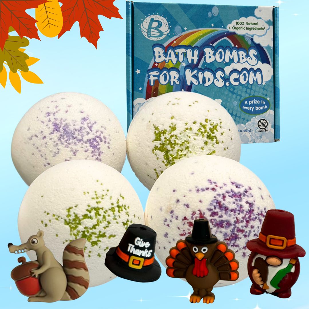Thanksgiving Surprise All-Natural Jumbo Bath Bombs – Pre-Order Seasonal Box