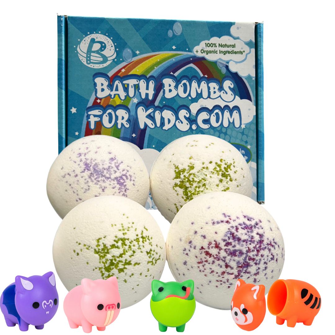 100% Natural Bath Bombs With Animal Surprise