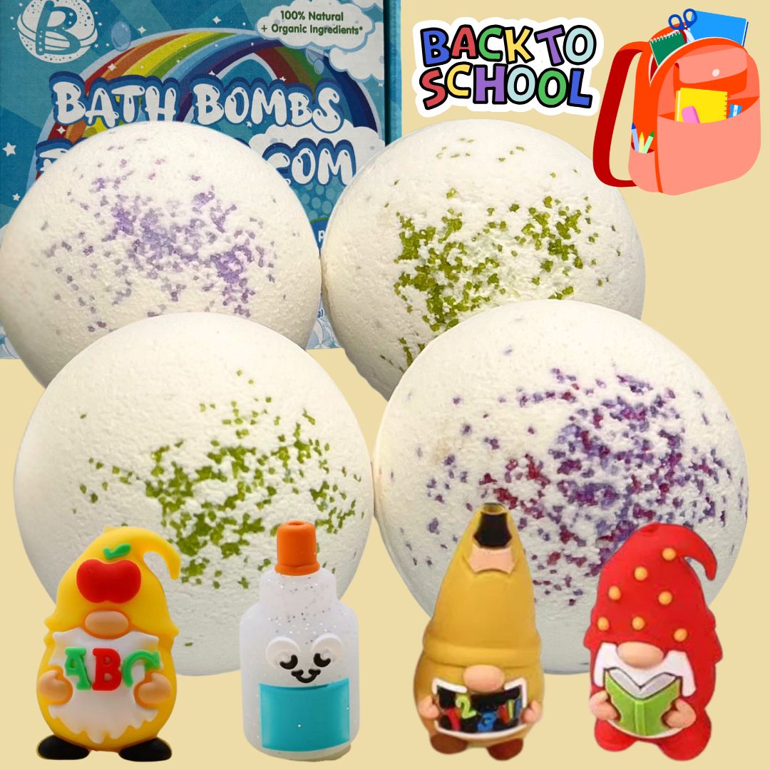 August Back-to-School Surprise All-Natural Jumbo Bath Bombs – Pre-Order