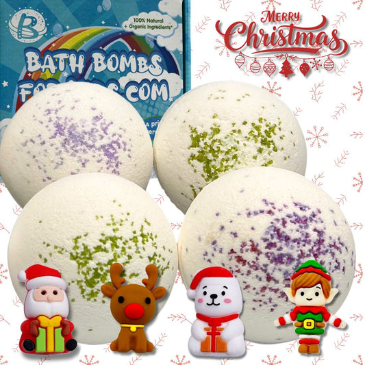 Christmas Surprise All-Natural Jumbo Bath Bombs – Pre-Order Seasonal Box