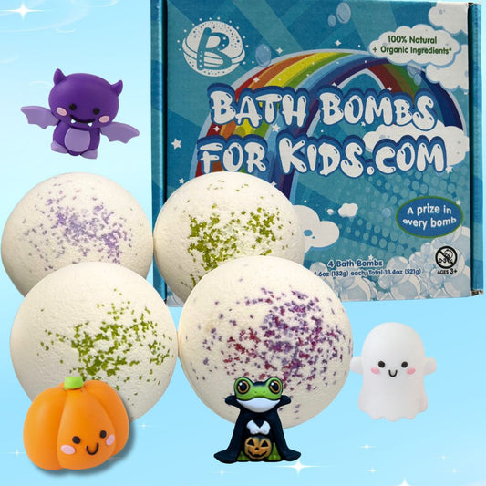 All Natural JUMBO Bath Bombs With Halloween Surprise