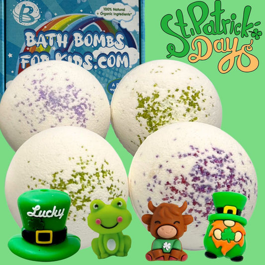 March St. Patrick's Surprise All-Natural Jumbo Bath Bombs – Pre-Order