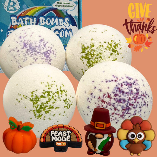 November 2026 Thanksgiving Surprise All-Natural Jumbo Bath Bombs – Pre-Order