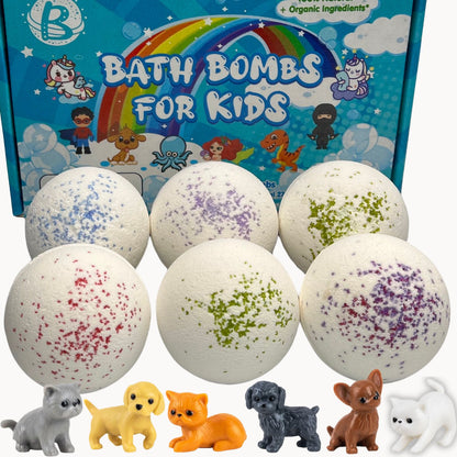 100% Natural JUMBO Bath Bombs With Puppies & Palz Surprise