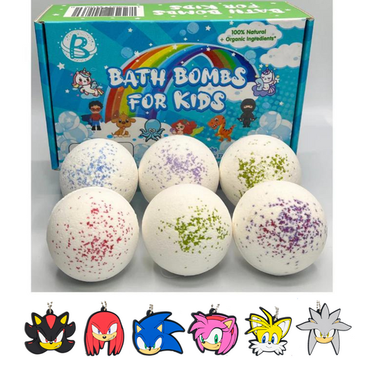 all natural bath bombs for kids with sonic boom surprise toys