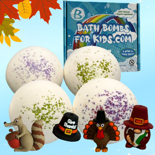 Thanksgiving Surprise All-Natural Jumbo Bath Bombs – Pre-Order Seasonal Box