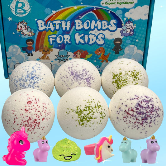 100% Natural Bath Bombs With Unicorn Surprise (JUMBO SIZE BOMBS)