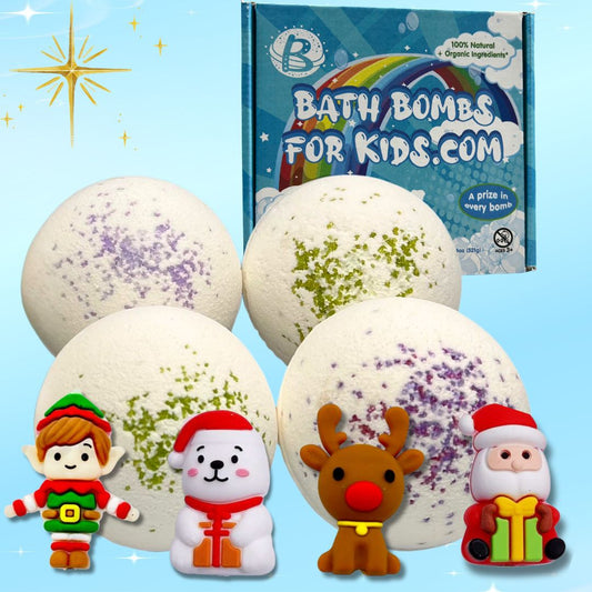 Christmas Surprise All-Natural Jumbo Bath Bombs – Pre-Order Seasonal Box