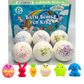 bath bombs with Easter Surprise Toy Inside. Great for kids with sensitive skin.
