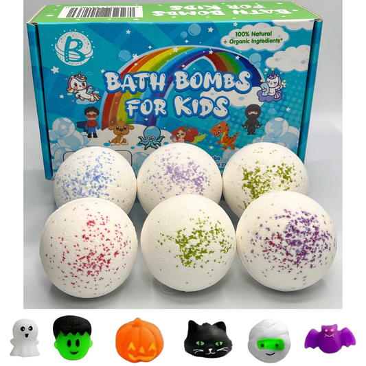 halloween squishy surprise bath bomb set