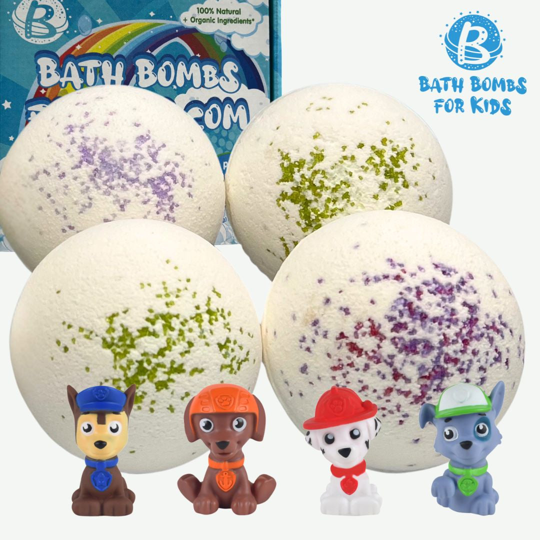 All-Natural Bath Bombs Paw-Patrol™ Toy Inside AKA: Paw-Some Pups Surprise