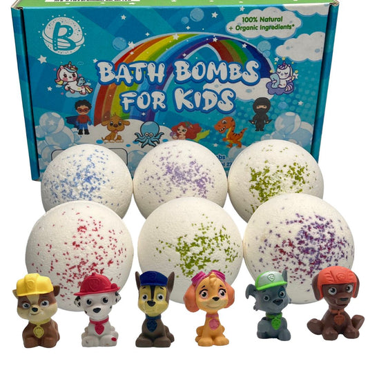 all-natural-bath-bombs-with-paw-patrol-toys-hidden-inside