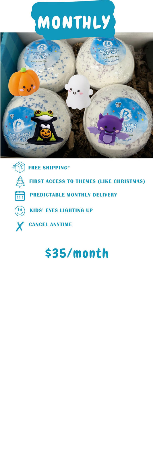 Bath Bombs of the Month Club